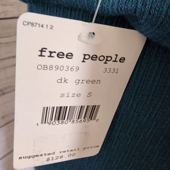 Free People Sundown Long Sleeve Mini Dress Small NWT - Picture 5 of 5